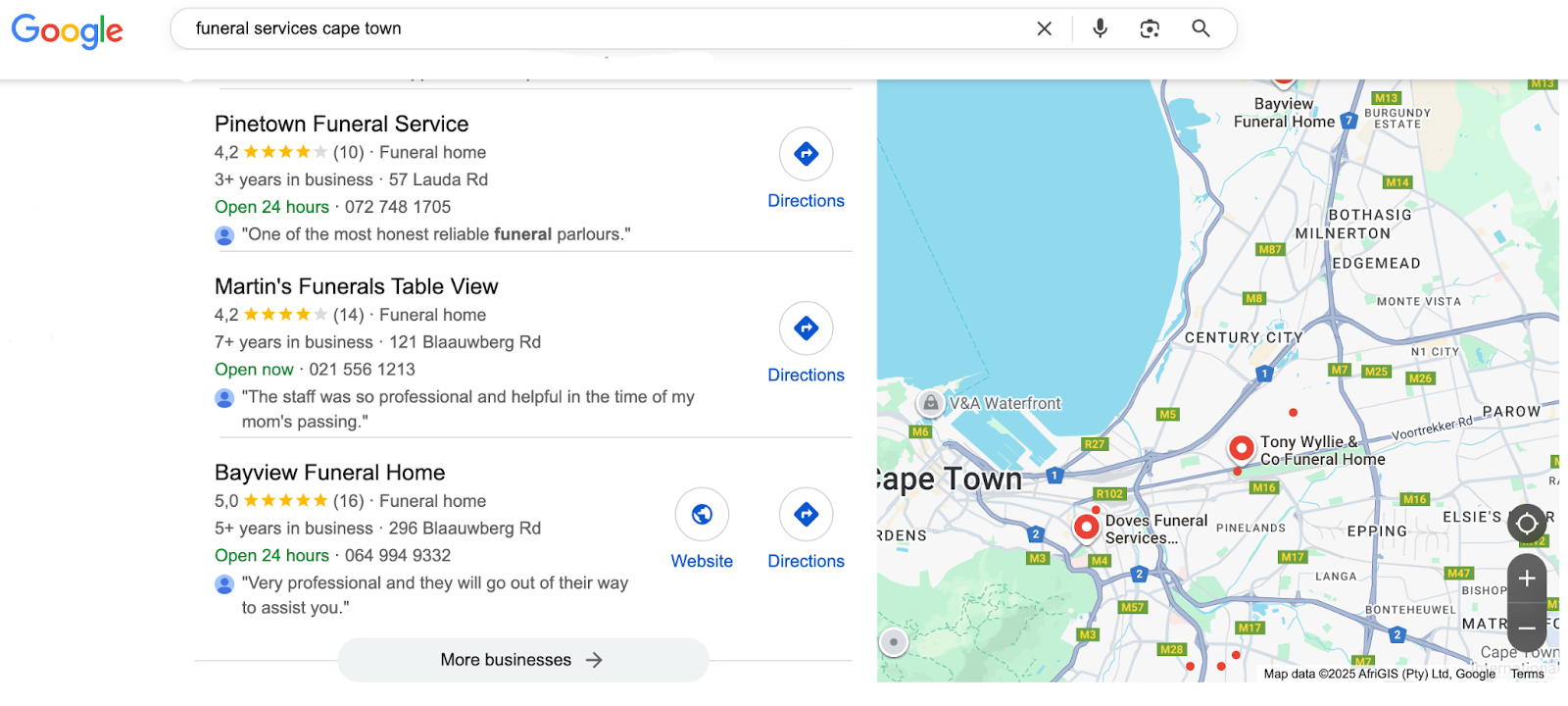 Funeral Services Cape Town